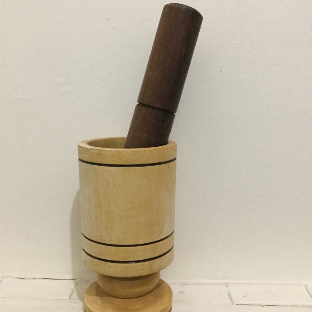 South West Africa WOOD MORTAR & PESTLE Hand Made❤️ - Picture 6 of 8